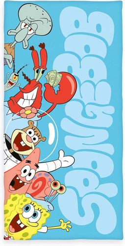 Spongebob velourstuch badetuch - velourstuch,