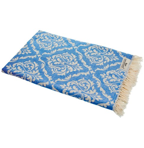 Hamamtuch barock blau - hamamtuch,