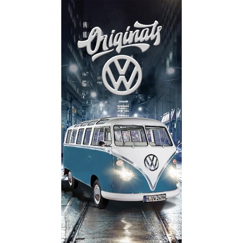 Volkswagen bulli blau - volkswagen,